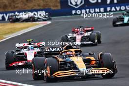 Daniel Ricciardo (AUS) McLaren MCL36. 31.07.2022. Formula 1 World Championship, Rd 13, Hungarian Grand Prix, Budapest, Hungary, Race Day.