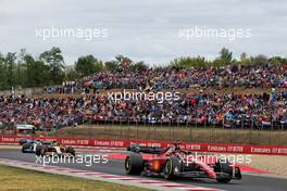 Charles Leclerc (MON) Ferrari F1-75. 31.07.2022. Formula 1 World Championship, Rd 13, Hungarian Grand Prix, Budapest, Hungary, Race Day.