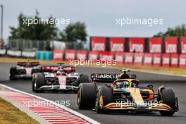 Lando Norris (GBR) McLaren MCL36. 31.07.2022. Formula 1 World Championship, Rd 13, Hungarian Grand Prix, Budapest, Hungary, Race Day.