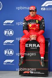 Carlos Sainz Jr (ESP) Ferrari in qualifying parc ferme. 30.07.2022. Formula 1 World Championship, Rd 13, Hungarian Grand Prix, Budapest, Hungary, Qualifying Day.