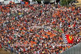 Circuit atmosphere - fans. 30.07.2022. Formula 1 World Championship, Rd 13, Hungarian Grand Prix, Budapest, Hungary, Qualifying Day.