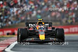 Sergio Perez (MEX) Red Bull Racing RB18. 30.07.2022. Formula 1 World Championship, Rd 13, Hungarian Grand Prix, Budapest, Hungary, Qualifying Day.