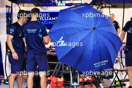 Williams Racing umbrella. 30.07.2022. Formula 1 World Championship, Rd 13, Hungarian Grand Prix, Budapest, Hungary, Qualifying Day.