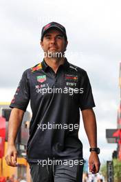 Sergio Perez (MEX) Red Bull Racing. 31.07.2022. Formula 1 World Championship, Rd 13, Hungarian Grand Prix, Budapest, Hungary, Race Day.