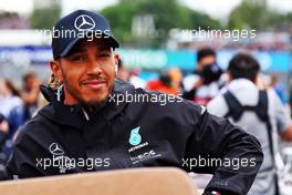 Lewis Hamilton (GBR) Mercedes AMG F1 on the drivers parade. 31.07.2022. Formula 1 World Championship, Rd 13, Hungarian Grand Prix, Budapest, Hungary, Race Day.