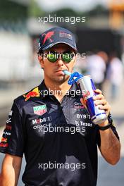 Sergio Perez (MEX) Red Bull Racing. 28.07.2022. Formula 1 World Championship, Rd 13, Hungarian Grand Prix, Budapest, Hungary, Preparation Day.