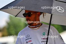 Lewis Hamilton (GBR) Mercedes AMG F1. 28.07.2022. Formula 1 World Championship, Rd 13, Hungarian Grand Prix, Budapest, Hungary, Preparation Day.