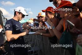 Nicholas Latifi (CDN) Williams Racing with fans. 28.07.2022. Formula 1 World Championship, Rd 13, Hungarian Grand Prix, Budapest, Hungary, Preparation Day.