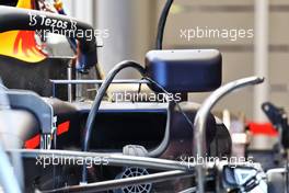 Red Bull Racing RB18 mirror detail. 28.07.2022. Formula 1 World Championship, Rd 13, Hungarian Grand Prix, Budapest, Hungary, Preparation Day.