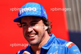 Fernando Alonso (ESP) Alpine F1 Team. 28.07.2022. Formula 1 World Championship, Rd 13, Hungarian Grand Prix, Budapest, Hungary, Preparation Day.