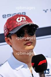Yuki Tsunoda (JPN) AlphaTauri. 28.07.2022. Formula 1 World Championship, Rd 13, Hungarian Grand Prix, Budapest, Hungary, Preparation Day.