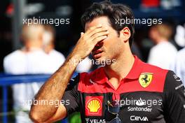 Carlos Sainz Jr (ESP) Ferrari. 28.07.2022. Formula 1 World Championship, Rd 13, Hungarian Grand Prix, Budapest, Hungary, Preparation Day.