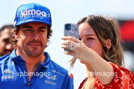 Fernando Alonso (ESP) Alpine F1 Team. 28.07.2022. Formula 1 World Championship, Rd 13, Hungarian Grand Prix, Budapest, Hungary, Preparation Day.