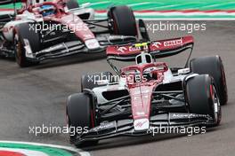 Guanyu Zhou (CHI), Alfa Romeo Racing  22.04.2022. Formula 1 World Championship, Rd 4, Emilia Romagna Grand Prix, Imola, Italy, Qualifying Day.