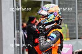 Daniel Ricciardo (AUS) McLaren in qualifying parc ferme. 22.04.2022. Formula 1 World Championship, Rd 4, Emilia Romagna Grand Prix, Imola, Italy, Qualifying Day.