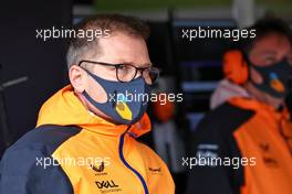 Andreas Seidl, McLaren Managing Director. 22.04.2022. Formula 1 World Championship, Rd 4, Emilia Romagna Grand Prix, Imola, Italy, Qualifying Day.