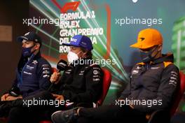 Fernando Alonso (ESP) Alpine F1 Team in the FIA Press Conference. 22.04.2022. Formula 1 World Championship, Rd 4, Emilia Romagna Grand Prix, Imola, Italy, Qualifying Day.