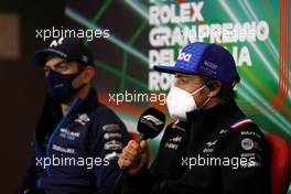 Fernando Alonso (ESP) Alpine F1 Team in the FIA Press Conference. 22.04.2022. Formula 1 World Championship, Rd 4, Emilia Romagna Grand Prix, Imola, Italy, Qualifying Day.