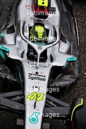 Lewis Hamilton (GBR) Mercedes AMG F1 W13. 22.04.2022. Formula 1 World Championship, Rd 4, Emilia Romagna Grand Prix, Imola, Italy, Qualifying Day.