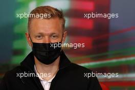 Kevin Magnussen (DEN) Haas F1 Team in the FIA Press Conference. 22.04.2022. Formula 1 World Championship, Rd 4, Emilia Romagna Grand Prix, Imola, Italy, Qualifying Day.
