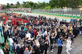 The Grid. 24.04.2022. Formula 1 World Championship, Rd 4, Emilia Romagna Grand Prix, Imola, Italy, Race Day.