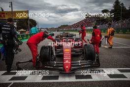 Charles Leclerc (MON) Ferrari F1-75 on the grid. 24.04.2022. Formula 1 World Championship, Rd 4, Emilia Romagna Grand Prix, Imola, Italy, Race Day.