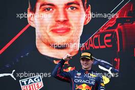 1st place Max Verstappen (NLD) Red Bull Racing RB18. 24.04.2022. Formula 1 World Championship, Rd 4, Emilia Romagna Grand Prix, Imola, Italy, Race Day.