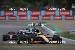 Lando Norris (GBR) McLaren MCL36.  24.04.2022. Formula 1 World Championship, Rd 4, Emilia Romagna Grand Prix, Imola, Italy, Race Day.