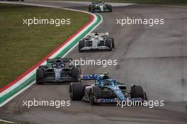 Esteban Ocon (FRA) Alpine F1 Team A522. 24.04.2022. Formula 1 World Championship, Rd 4, Emilia Romagna Grand Prix, Imola, Italy, Race Day.