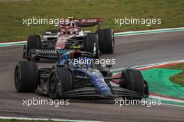 Nicholas Latifi (CDN) Williams Racing FW44. 24.04.2022. Formula 1 World Championship, Rd 4, Emilia Romagna Grand Prix, Imola, Italy, Race Day.