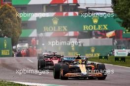 Lando Norris (GBR) McLaren MCL36. 24.04.2022. Formula 1 World Championship, Rd 4, Emilia Romagna Grand Prix, Imola, Italy, Race Day.