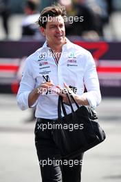Toto Wolff (GER) Mercedes AMG F1 Shareholder and Executive Director. 23.04.2022. Formula 1 World Championship, Rd 4, Emilia Romagna Grand Prix, Imola, Italy, Sprint Day.