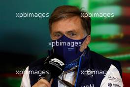Jost Capito (GER) Williams Racing Chief Executive Officer in the FIA Press Conference. 23.04.2022. Formula 1 World Championship, Rd 4, Emilia Romagna Grand Prix, Imola, Italy, Sprint Day.
