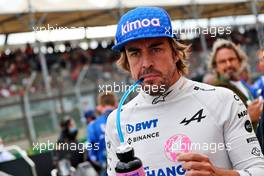 Fernando Alonso (ESP) Alpine F1 Team on the grid. 23.04.2022. Formula 1 World Championship, Rd 4, Emilia Romagna Grand Prix, Imola, Italy, Sprint Day.
