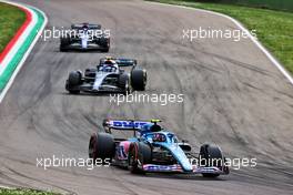 Esteban Ocon (FRA) Alpine F1 Team A522. 23.04.2022. Formula 1 World Championship, Rd 4, Emilia Romagna Grand Prix, Imola, Italy, Sprint Day.