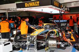 Daniel Ricciardo (AUS) McLaren MCL36 - not running in the second practice session as the car is repaired. 23.04.2022. Formula 1 World Championship, Rd 4, Emilia Romagna Grand Prix, Imola, Italy, Sprint Day.