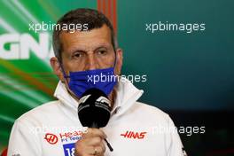 Guenther Steiner (ITA) Haas F1 Team Prinicipal in the FIA Press Conference. 23.04.2022. Formula 1 World Championship, Rd 4, Emilia Romagna Grand Prix, Imola, Italy, Sprint Day.