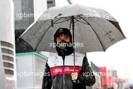 Guanyu Zhou (CHN) Alfa Romeo F1 Team. 24.04.2022. Formula 1 World Championship, Rd 4, Emilia Romagna Grand Prix, Imola, Italy, Race Day.