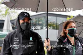 Lewis Hamilton (GBR) Mercedes AMG F1. 24.04.2022. Formula 1 World Championship, Rd 4, Emilia Romagna Grand Prix, Imola, Italy, Race Day.