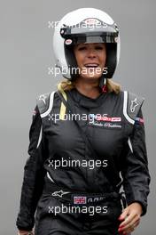 Natalie Pinkham (GBR) Sky Sports Presenter. 21.04.2022. Formula 1 World Championship, Rd 4, Emilia Romagna Grand Prix, Imola, Italy, Preparation Day.