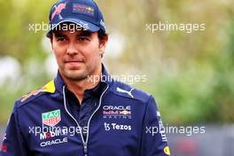 Sergio Perez (MEX) Red Bull Racing. 21.04.2022. Formula 1 World Championship, Rd 4, Emilia Romagna Grand Prix, Imola, Italy, Preparation Day.