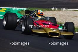Karun Chandhok (IND) drives the Lotus 49 09.09.2022. Formula 1 World Championship, Rd 16, Italian Grand Prix, Monza, Italy, Practice Day.