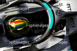 Lewis Hamilton (GBR) Mercedes AMG F1 W13. 09.09.2022. Formula 1 World Championship, Rd 16, Italian Grand Prix, Monza, Italy, Practice Day.