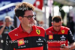 Mattia Binotto (ITA) Ferrari Team Principal. 09.09.2022. Formula 1 World Championship, Rd 16, Italian Grand Prix, Monza, Italy, Practice Day.