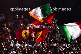 Circuit atmosphere - fans at the podium. 11.09.2022. Formula 1 World Championship, Rd 16, Italian Grand Prix, Monza, Italy, Race Day.