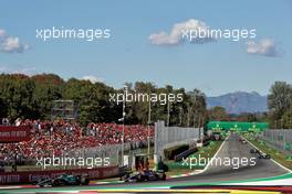 Sebastian Vettel (GER) Aston Martin F1 Team AMR22. 11.09.2022. Formula 1 World Championship, Rd 16, Italian Grand Prix, Monza, Italy, Race Day.