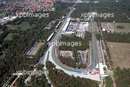 The Monza circuit from the air. 11.09.2022. Formula 1 World Championship, Rd 16, Italian Grand Prix, Monza, Italy, Race Day.