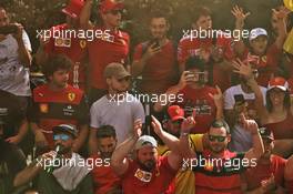 Circuit atmosphere - fans. 11.09.2022. Formula 1 World Championship, Rd 16, Italian Grand Prix, Monza, Italy, Race Day.