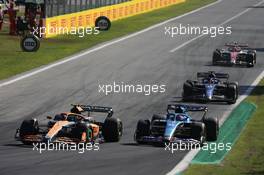 Lando Norris (GBR) McLaren MCL36. 11.09.2022. Formula 1 World Championship, Rd 16, Italian Grand Prix, Monza, Italy, Race Day.