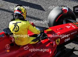 Charles Leclerc (MON) Ferrari F1-75 in parc ferme. 10.09.2022. Formula 1 World Championship, Rd 16, Italian Grand Prix, Monza, Italy, Qualifying Day.